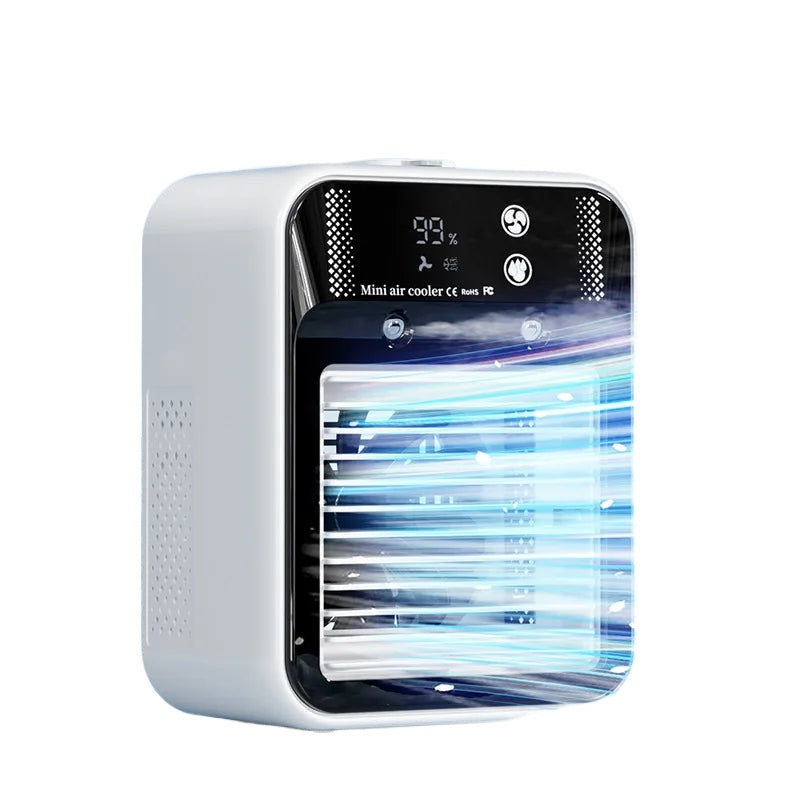 3000mAh Long Life Air Cooler Portable Office Desktop Air Conditioner