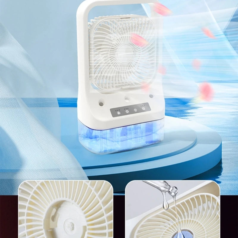 Portable Humidifier Fan Air Conditioners Household Cooling Fan For