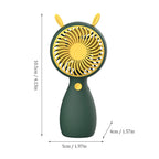 Portable Mini Fan USB Charging Handheld Cartoon Fan For Outdoor