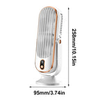 Air Cooling Fan USB Rechargeable 1800mAh Tower Table Fan 5 Speeds