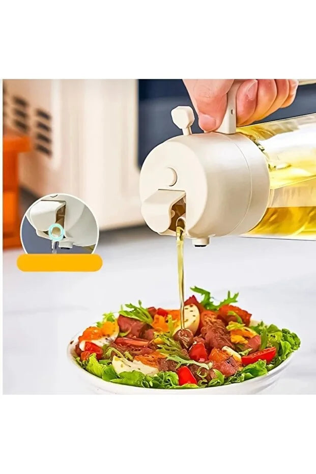 Glass Oil Spray Bottle Airfryer Oil Sprayer Kitchen Organizer and